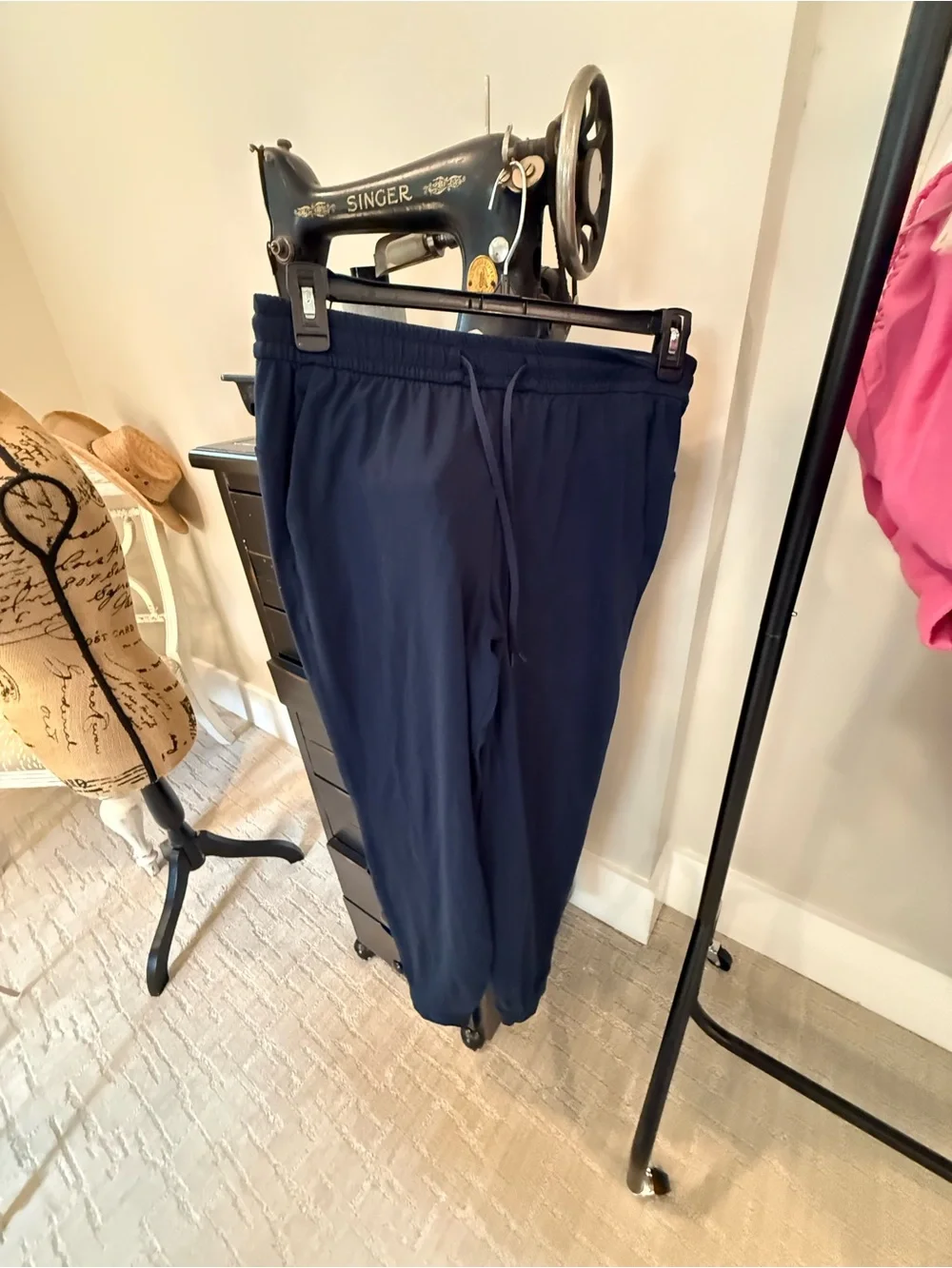 lululemon athletica Navy Drawstring Track Joggers
